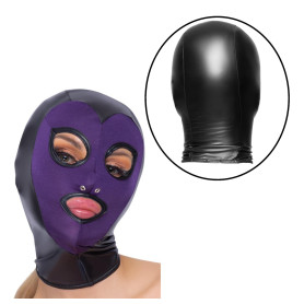 Maschera schiavo sadomaso sexy head mask viso bondage