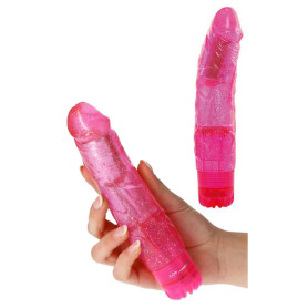 Vibratore anale vaginale grande fallo realistico vibrante blasty glitter