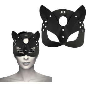 Maschera gatto fetish sexy mask cat woman per giochi sadomaso