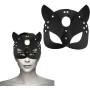 Maschera gatto fetish sexy mask cat woman per giochi sadomaso