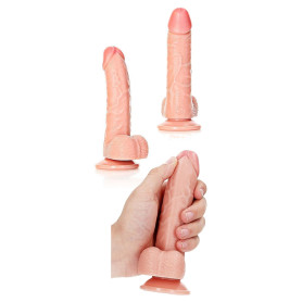 Fallo realistico piccolo vaginale anale con ventosa e testicoli