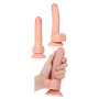 Fallo vaginale anale con ventosa e testicoli realistico dildo 7"