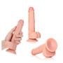 Fallo realistico dildo grande vaginale anale pene finto con ventosa e testicoli