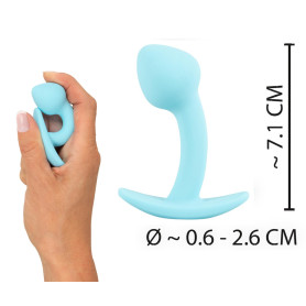 Butt plug anale piccolo fallo silicone dilatatore indossabile mini dildo liscio
