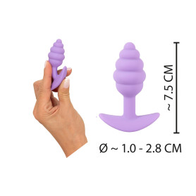 Butt plug anale in silicone piccolo dildo liscio tappo morbido mini dilatatore