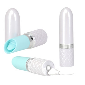Mini vibratore a rossetto in silicone lingua vibrante stimolatore per clitoride