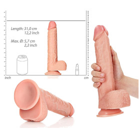 Fallo enorme dildo realistico vaginale anale pene finto maxi con ventosa XXL BIG