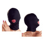 Maschera bondage nera accessorio fetish sadomaso bdsm uomo donna giochi erotici