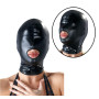 Maschera integrale bondage bocca aperta sexy mask fetish occhi coperti sadomaso