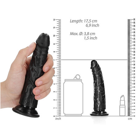 Dildo realistico nero fallo vaginale anal con ventosa pene finto per imbragatura