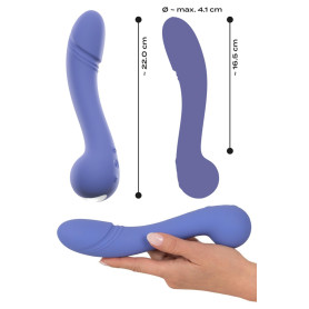 Vibratore in silicone realistico dildo vibrante vaginale fallo pene finto liscio