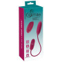 Vibratore ovetto piccolo in silicone RC Shaking & Vibrating Love Egg Duo