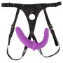 Fallo doppio vaginale anale in silicone Super Soft Double Strap-On