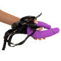 Fallo doppio vaginale anale in silicone Super Soft Double Strap-On