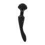 Vibratore wand per donna Shiatsu Bendable Massager Wand Black