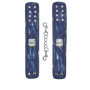 Manette giochi di coppia sexy bdsm Denim Ankle Cuffs Roughend Denim Style Blue