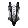 Body per donna bodystocking Contrast Fence Net Teddy