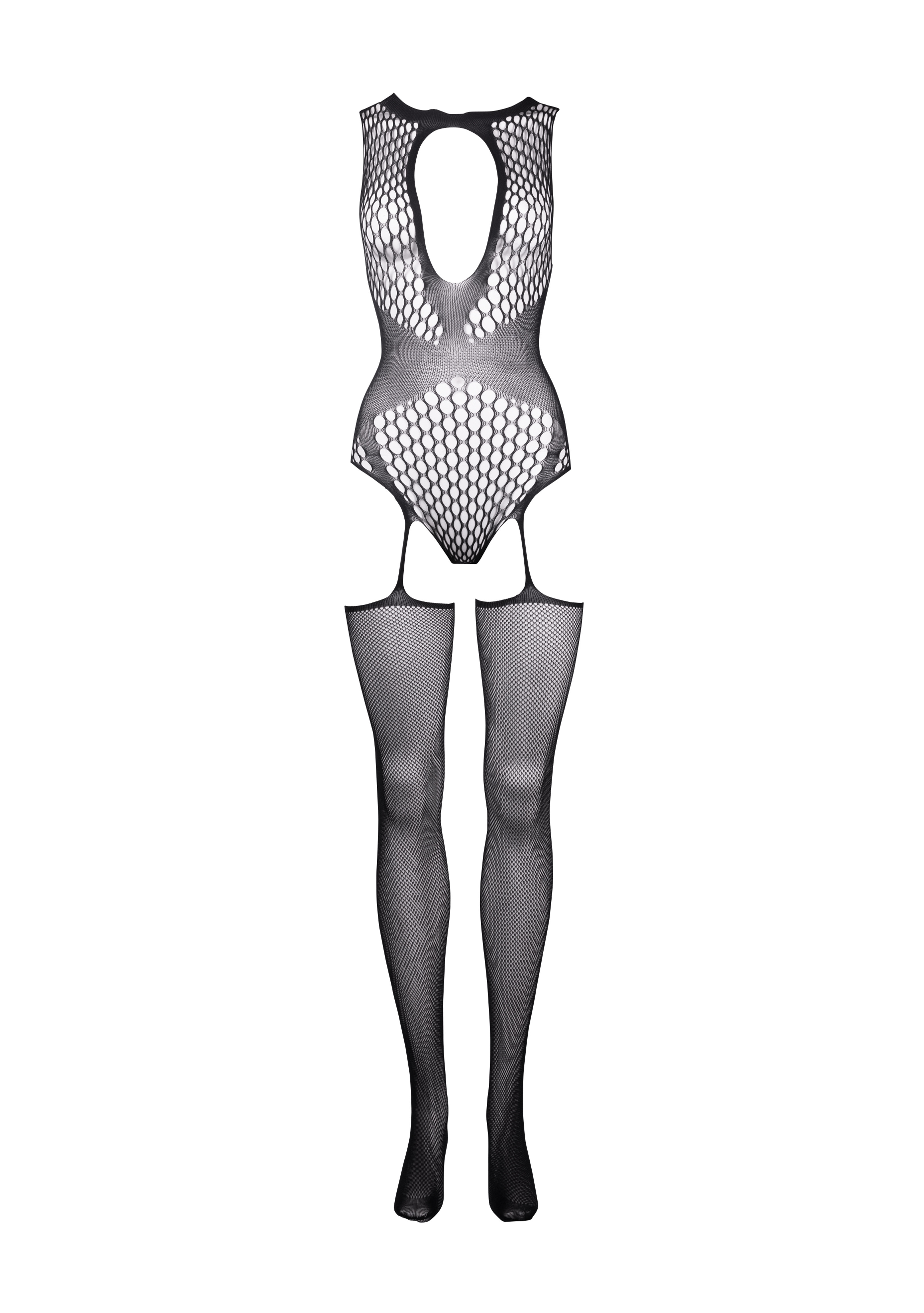 Bodystocking per donna intimo body trasparente taglie forti lingerie hot erotico - Foto 18 di 31