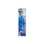 Fallo con testicoli anale vaginale Slimline 22 cm Cobalt Blue