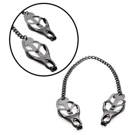 Pinzette strizza capezzoli bondage Monarch Noir Nipple Clamps