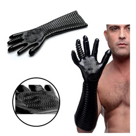 Guanto fetish con plug anale Pleasure Fister Textured Fisting Glove