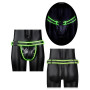 Sospensorio bdsm uomo glow in the dark Buckle Jock Strap