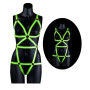 Imbracatura bondage sexy body sadomaso harness glow in the dark