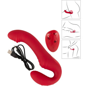 Vibratore indossabile in silicone realistico vaginale anale RC Strapless Strap-On 3