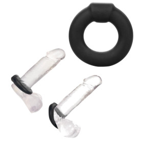 Anello fallico in silicone per pene e testicoli Alpha Optimum Ring