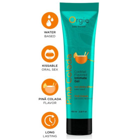 Lubrificante anale vaginale baciabile ORGIE COCKTAIL PINA COLADA 100 ML