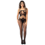 Bodystocking per donna sexy Strapless Shell Bodystocking
