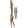 Bodystocking per donna sexy Floral Suspender Bodystocking