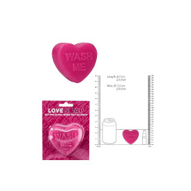 Sapone rosa a forma di cuore Heart Soap - Wash Me