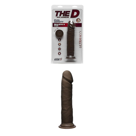 Fallo realistico Realistic Dildo ULTRASKYN 8" / 20 cm Chocolate