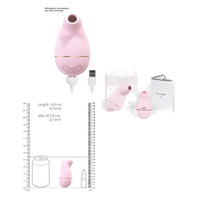 Vibratore per donna usb in silicone Kissable Pink