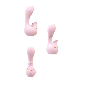 Vibratore per donna morbido in silicone Mythical Pink