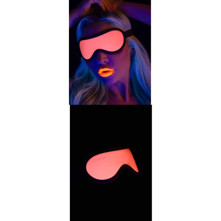 Maschera occhi Blindfold glow in the dark