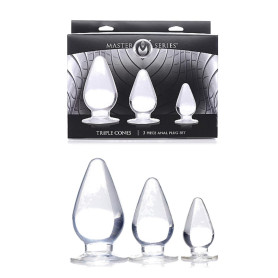 Fallo anale kit Triple Cones set