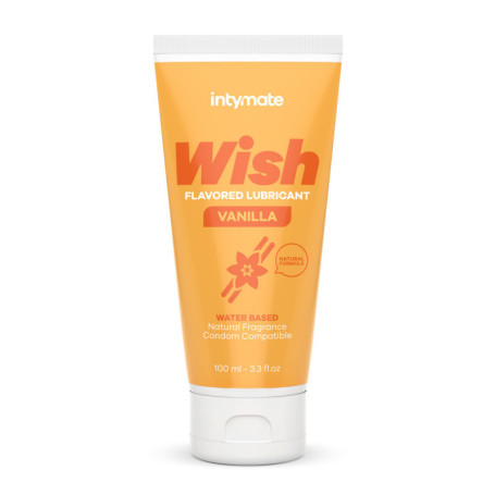 Lubrificante aromatizzato vaginale anale a base acqua Intymate Wish Vanilla 100 ml