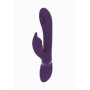 Vibratore rabbit dildo in silicone Aimi Viola