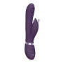 Vibratore rabbit dildo in silicone Aimi Viola