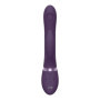 Vibratore rabbit dildo in silicone Aimi Viola