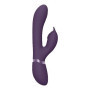 Vibratore rabbit dildo in silicone Aimi Viola