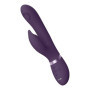 Vibratore rabbit dildo in silicone Aimi Viola