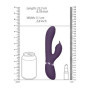 Vibratore rabbit dildo in silicone Aimi Viola