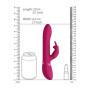 Vibratore rabbit per punto g vaginale anale amoris fucsia