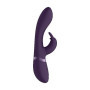 Vibratore rabbit vaginale anale Cato Pulse G-spot viola