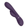 Vibratore rabbit vaginale anale Cato Pulse G-spot viola