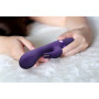 Vibratore rabbit vaginale anale Cato Pulse G-spot viola