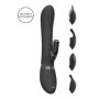 Vibratore rabbit vaginale anale clitoride Chou nero